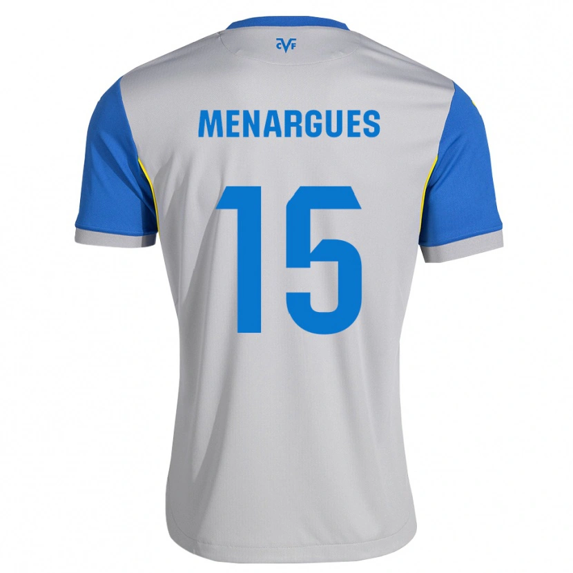 Danxen Donna Maglia Joseda Menargues #15 Blu Schiarente Grigio Kit Gara Away 2026/27 Maglietta