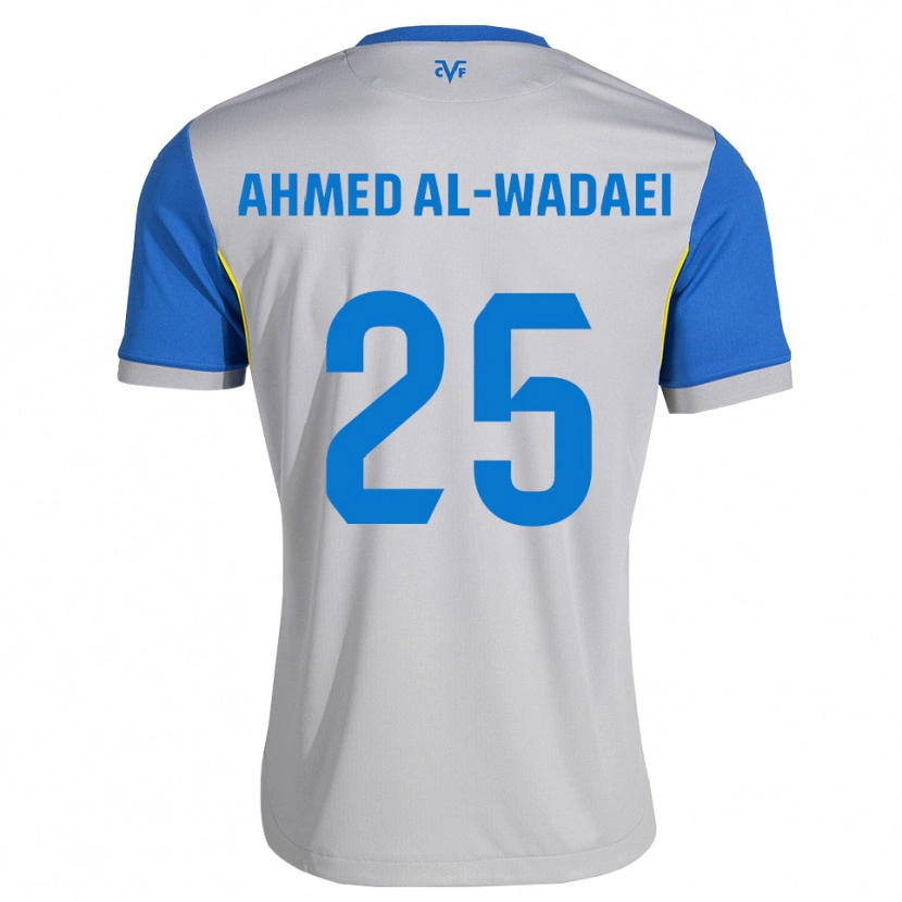 Danxen Donna Maglia Sayed Ahmed Al-Wadaei #25 Blu Schiarente Grigio Kit Gara Away 2026/27 Maglietta