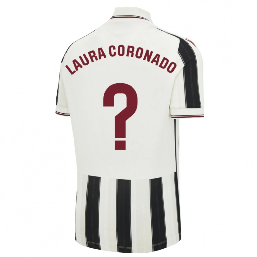 Danxen Donna Maglia Laura Coronado Vilchez #0 Nero Bianco Rosso Kit Gara Away 2026/27 Maglietta