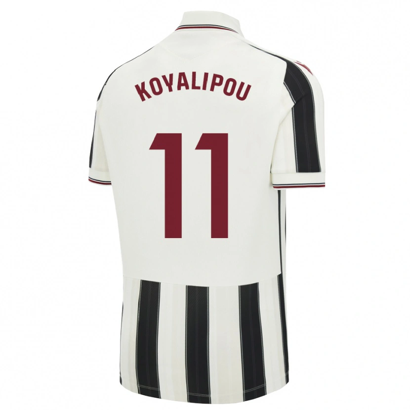 Danxen Donna Maglia Goduine Koyalipou #11 Nero Bianco Rosso Kit Gara Away 2026/27 Maglietta