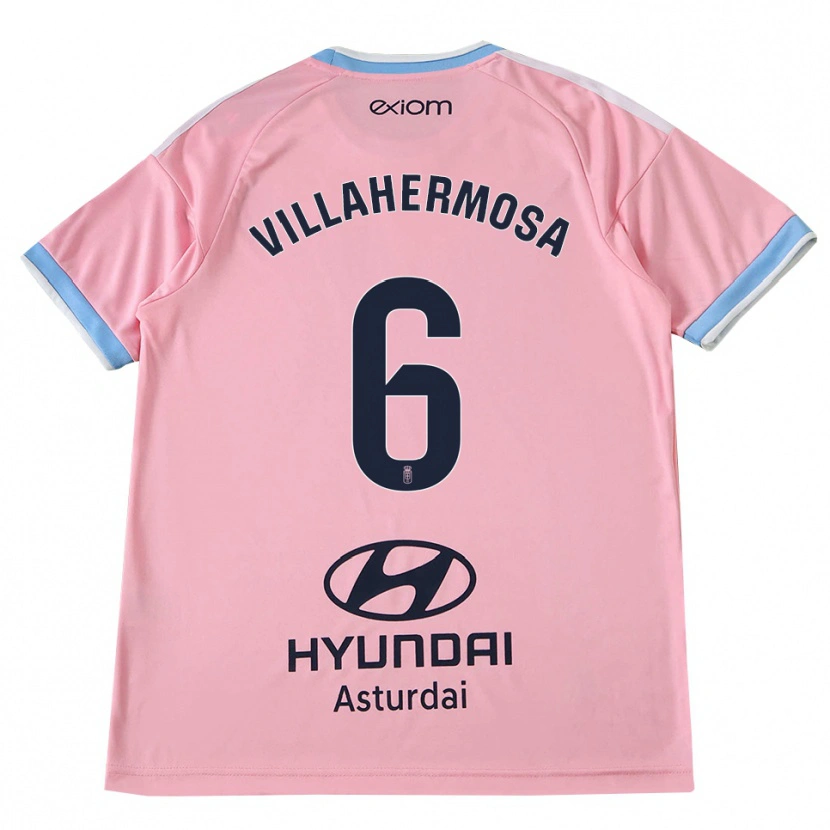 Danxen Donna Maglia Dani Villahermosa #6 Blu Fiordaliso Rosa Kit Gara Away 2026/27 Maglietta