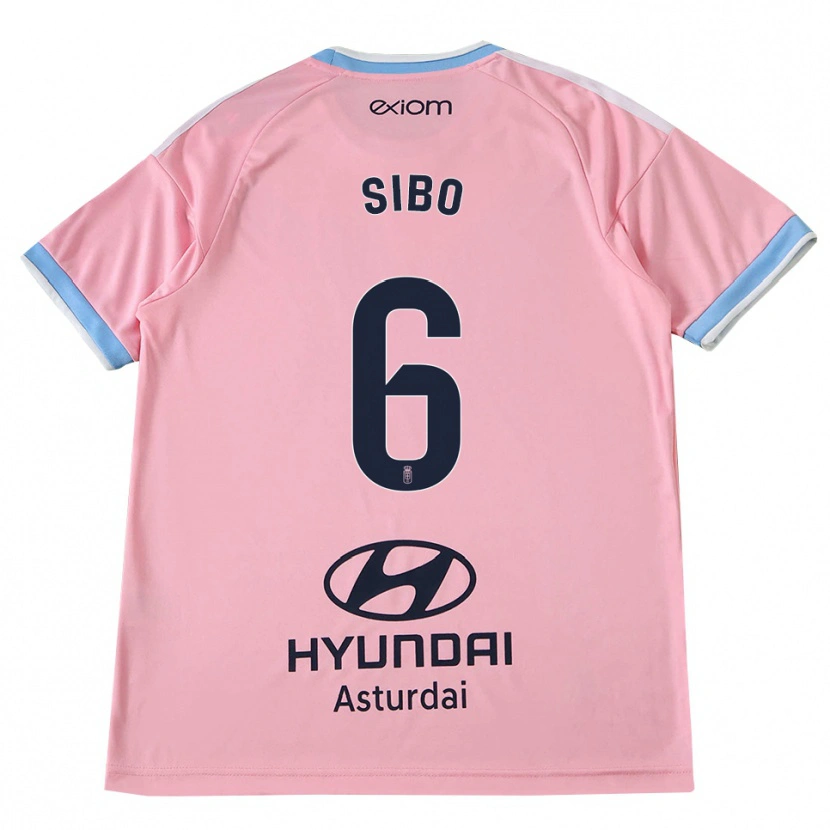 Danxen Donna Maglia Kwasi Sibo #6 Blu Fiordaliso Rosa Kit Gara Away 2026/27 Maglietta