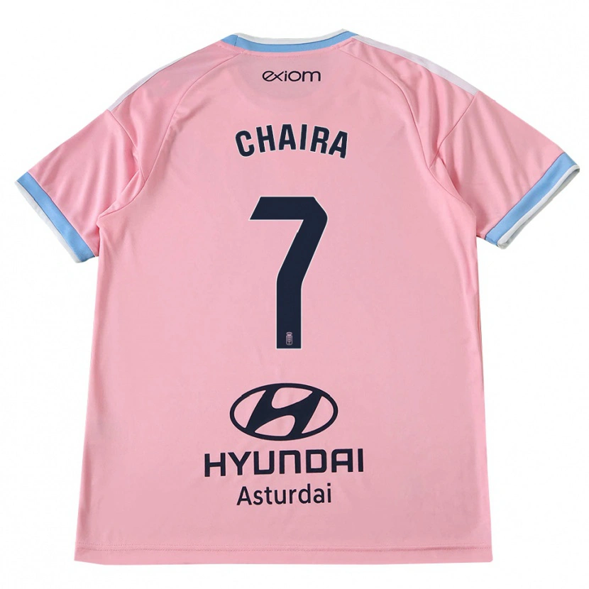 Danxen Donna Maglia Ilyas Chaira #7 Blu Fiordaliso Rosa Kit Gara Away 2026/27 Maglietta
