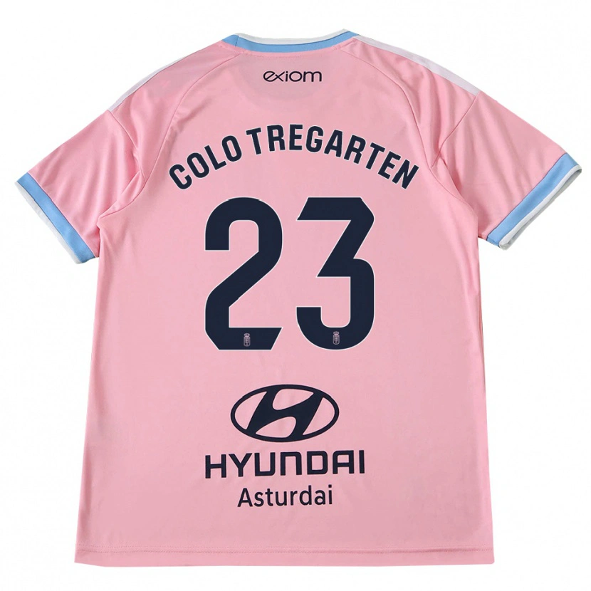 Danxen Donna Maglia Colo Tregarten #23 Blu Fiordaliso Rosa Kit Gara Away 2026/27 Maglietta