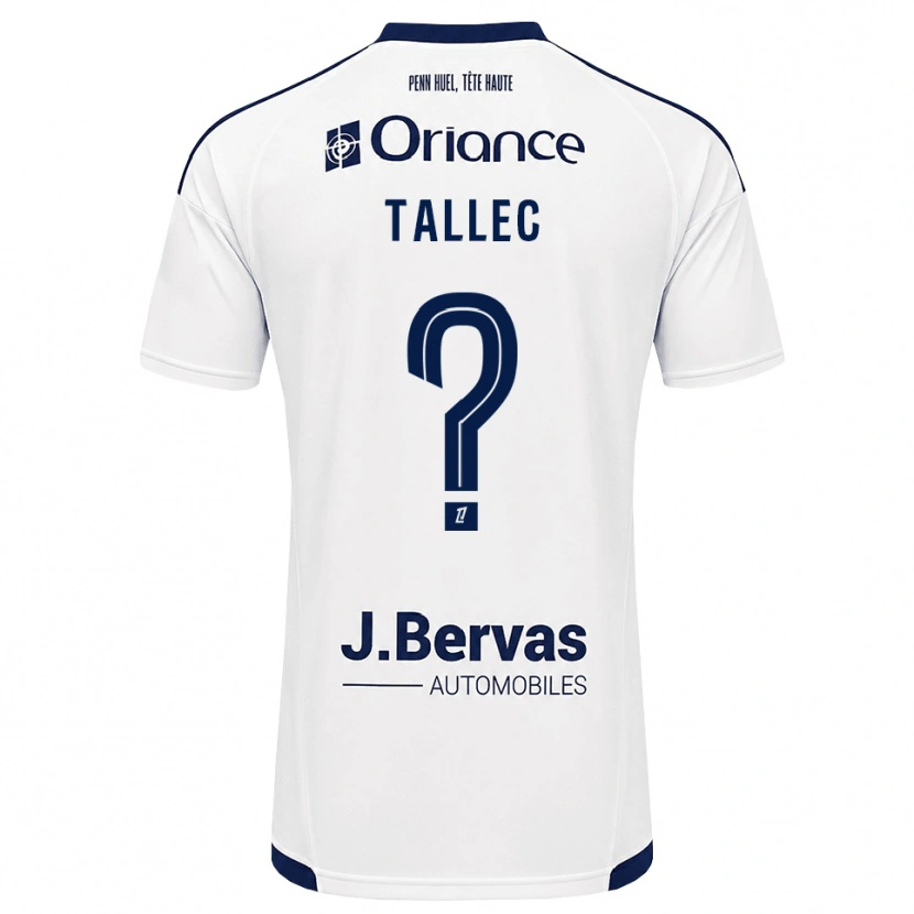 Danxen Donna Maglia Ylionna Tallec #0 Navy Bianco Kit Gara Away 2026/27 Maglietta