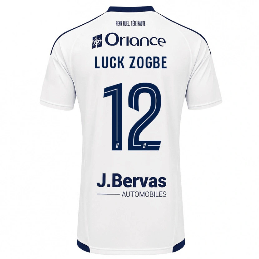 Danxen Donna Maglia Luck Zogbé #12 Navy Bianco Kit Gara Away 2026/27 Maglietta