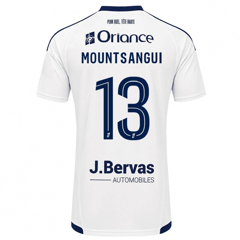 Danxen Donna Maglia Warren Mountsangui #13 Navy Bianco Kit Gara Away 2026/27 Maglietta