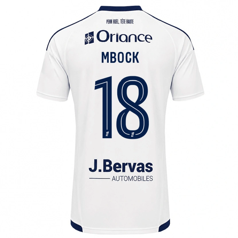 Danxen Donna Maglia Hianga'a Mbock #18 Navy Bianco Kit Gara Away 2026/27 Maglietta