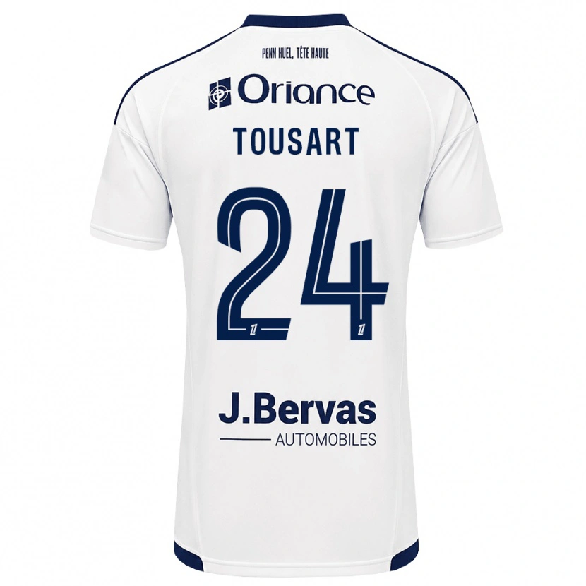 Danxen Donna Maglia Lucas Tousart #24 Navy Bianco Kit Gara Away 2026/27 Maglietta
