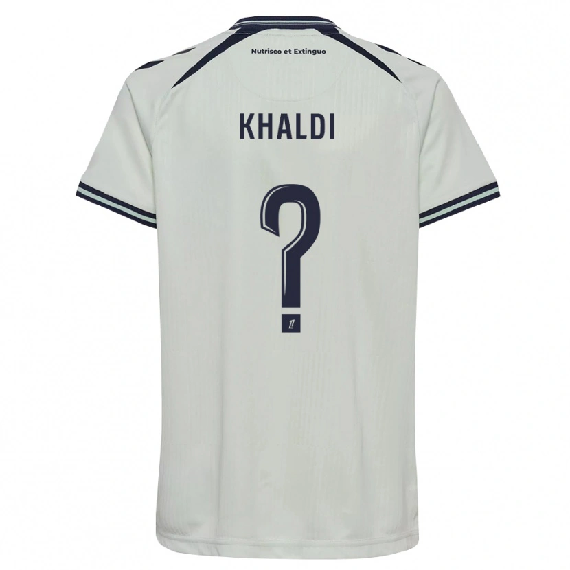 Danxen Donna Maglia Alim Khaldi #0 Blu Notte Bianco Kit Gara Away 2026/27 Maglietta