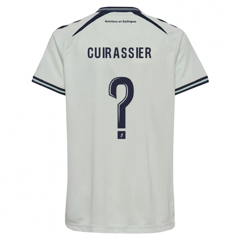 Danxen Donna Maglia Matthieu Cuirassier #0 Blu Notte Bianco Kit Gara Away 2026/27 Maglietta