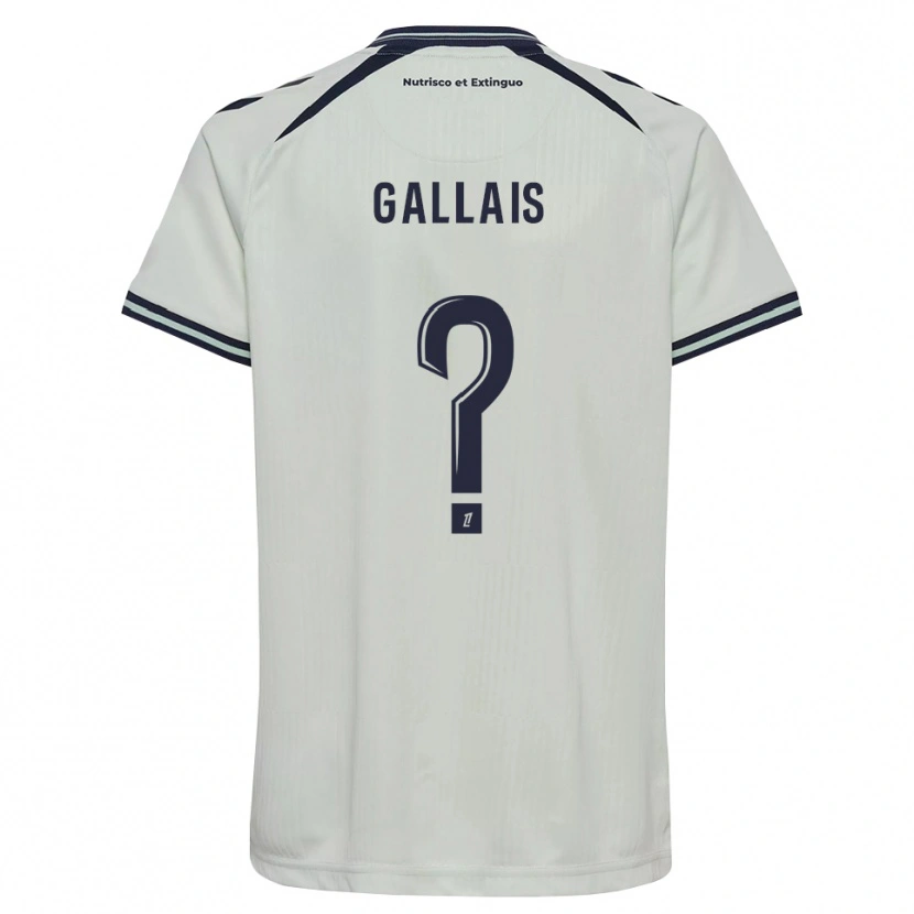 Danxen Donna Maglia Thaïs Gallais #0 Blu Notte Bianco Kit Gara Away 2026/27 Maglietta