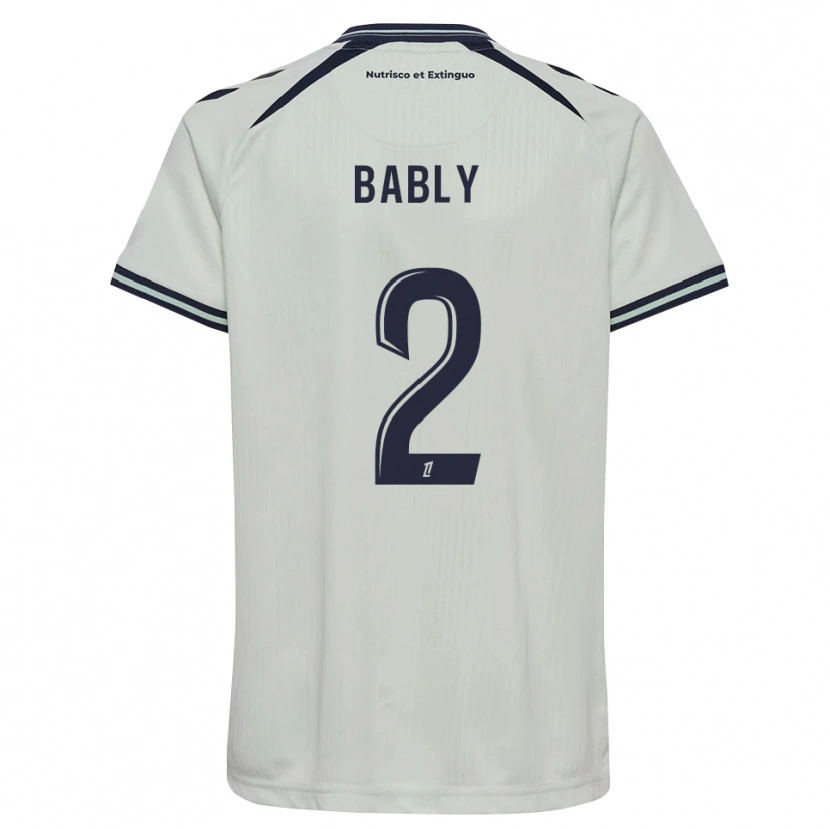 Danxen Donna Maglia Emmanuel Bably #2 Blu Notte Bianco Kit Gara Away 2026/27 Maglietta