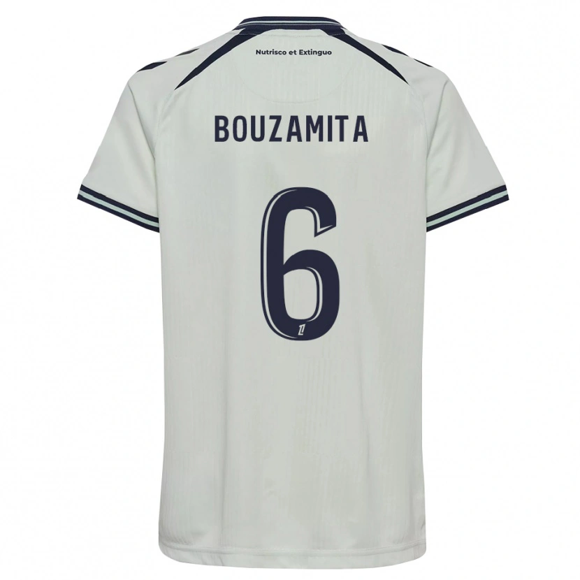 Danxen Donna Maglia Alexandre Bouzamita #6 Blu Notte Bianco Kit Gara Away 2026/27 Maglietta
