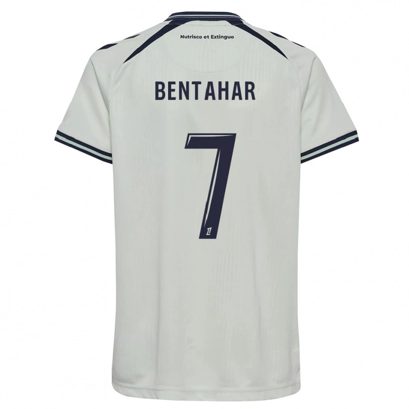 Danxen Donna Maglia Ahmed Bentahar #7 Blu Notte Bianco Kit Gara Away 2026/27 Maglietta