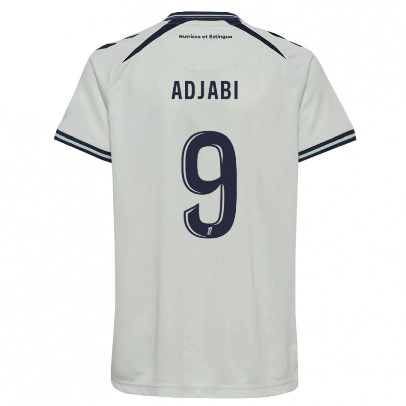 Danxen Donna Maglia Ikram Adjabi #9 Blu Notte Bianco Kit Gara Away 2026/27 Maglietta