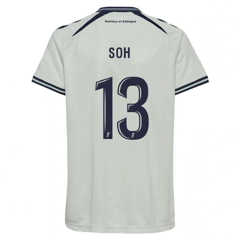 Danxen Donna Maglia Yanis Soh #13 Blu Notte Bianco Kit Gara Away 2026/27 Maglietta