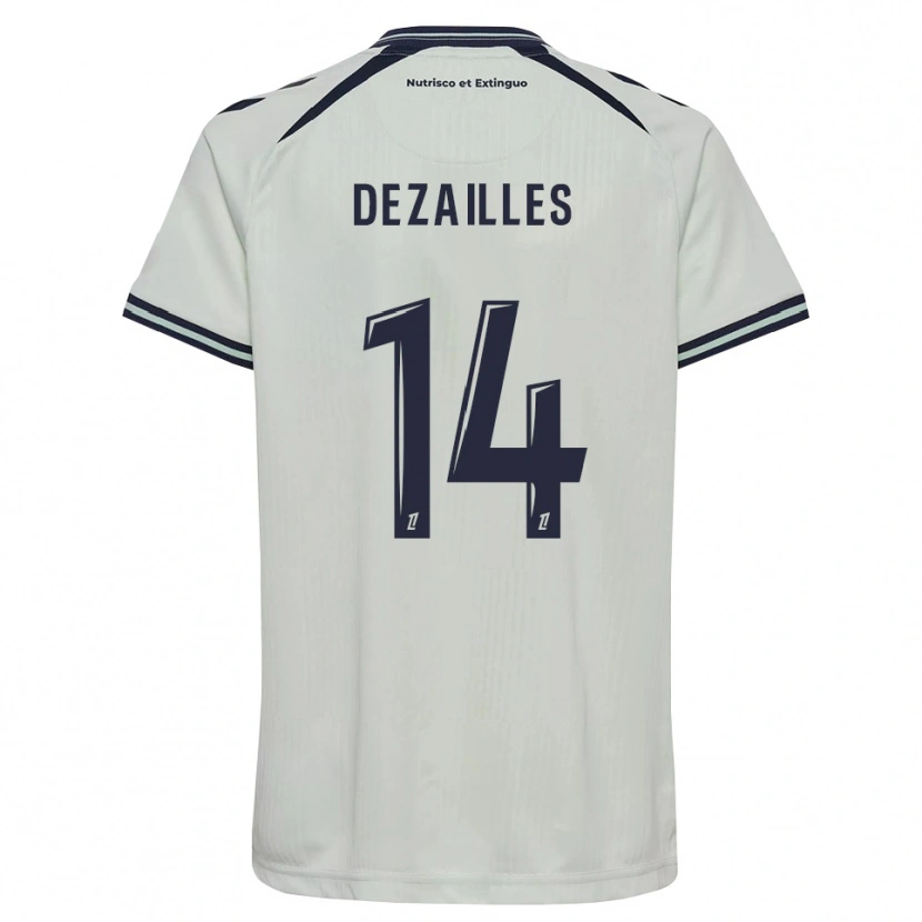 Danxen Donna Maglia Arsène Dezailles #14 Blu Notte Bianco Kit Gara Away 2026/27 Maglietta