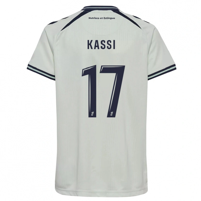 Danxen Donna Maglia Sarah Kassi #17 Blu Notte Bianco Kit Gara Away 2026/27 Maglietta