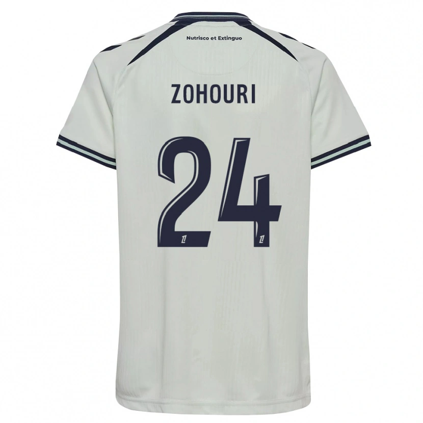 Danxen Donna Maglia Guy-Noël Zohouri #24 Blu Notte Bianco Kit Gara Away 2026/27 Maglietta