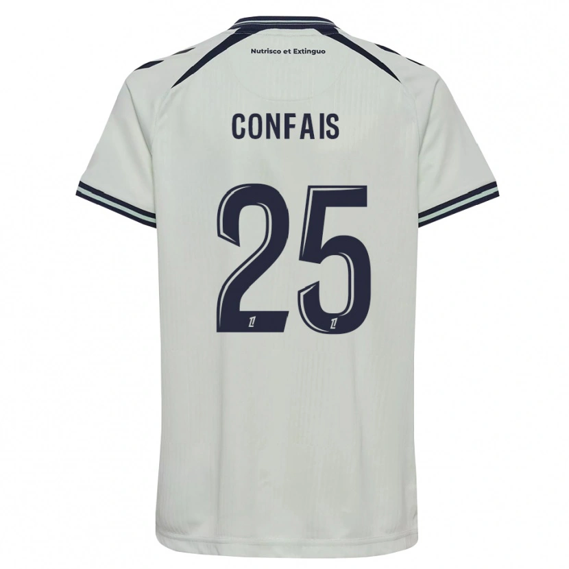 Danxen Donna Maglia Aloïs Confais #25 Blu Notte Bianco Kit Gara Away 2026/27 Maglietta