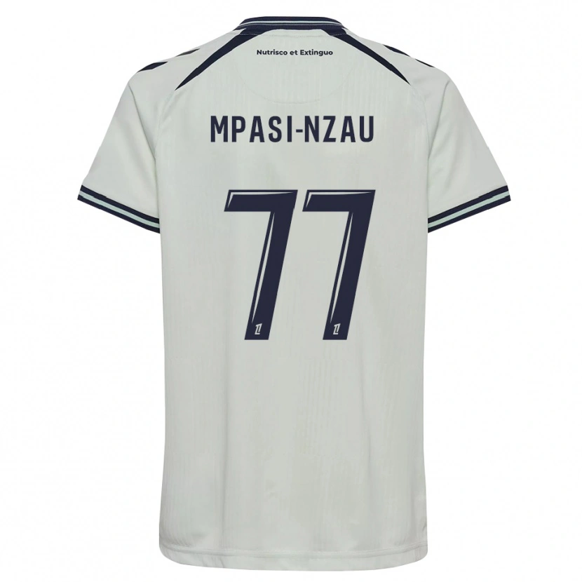 Danxen Donna Maglia Lionel Mpasi-Nzau #77 Blu Notte Bianco Kit Gara Away 2026/27 Maglietta