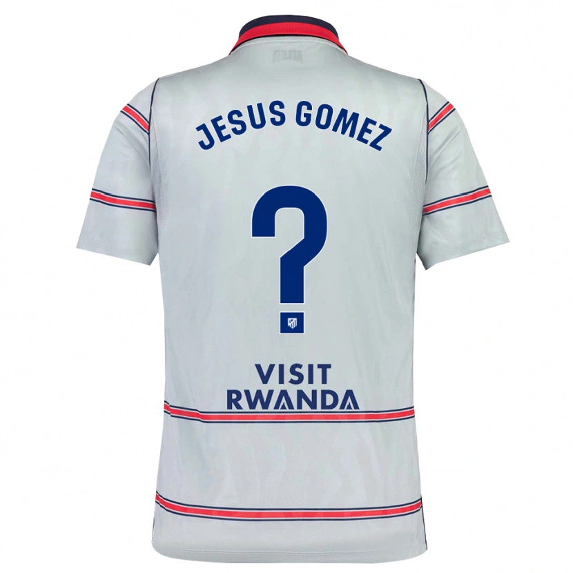 Danxen Donna Maglia Jesus Gomez #0 Grigio Rosso Blu Navy Kit Gara Third 2026/27 Maglietta