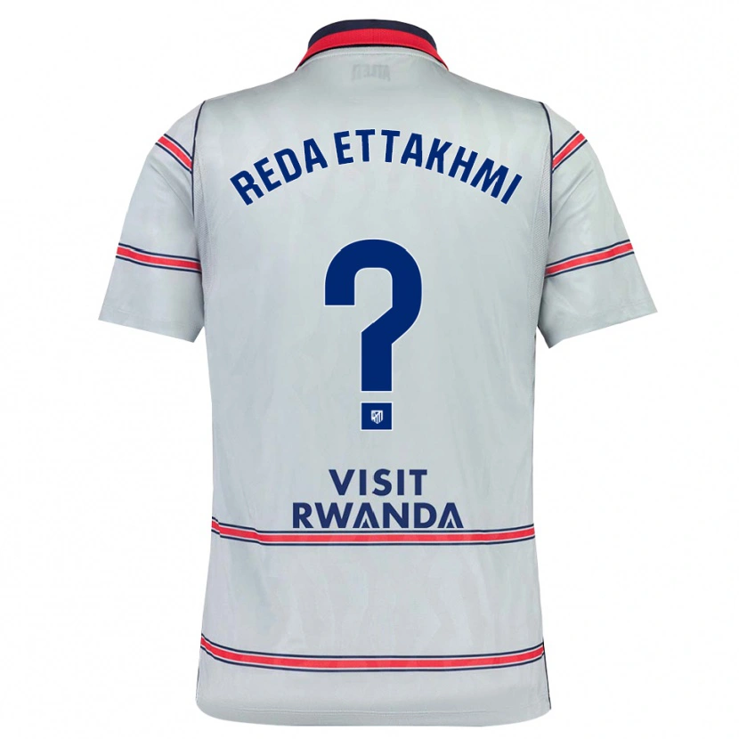 Danxen Donna Maglia Mohamed Reda Ettakhmi #0 Grigio Rosso Blu Navy Kit Gara Third 2026/27 Maglietta