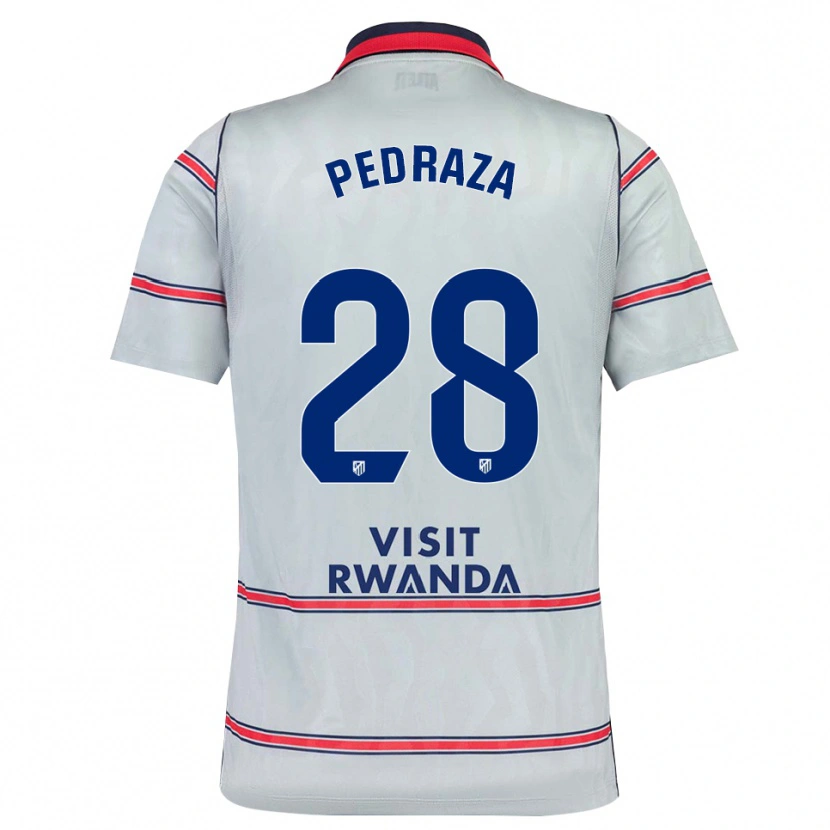 Danxen Donna Maglia Alfredo Pedraza #28 Grigio Rosso Blu Navy Kit Gara Third 2026/27 Maglietta