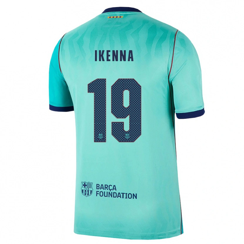 Danxen Donna Maglia Divine Ikenna #19 Acquamarina Turchese Scuro Blu Reale Kit Gara Third 2026/27 Maglietta