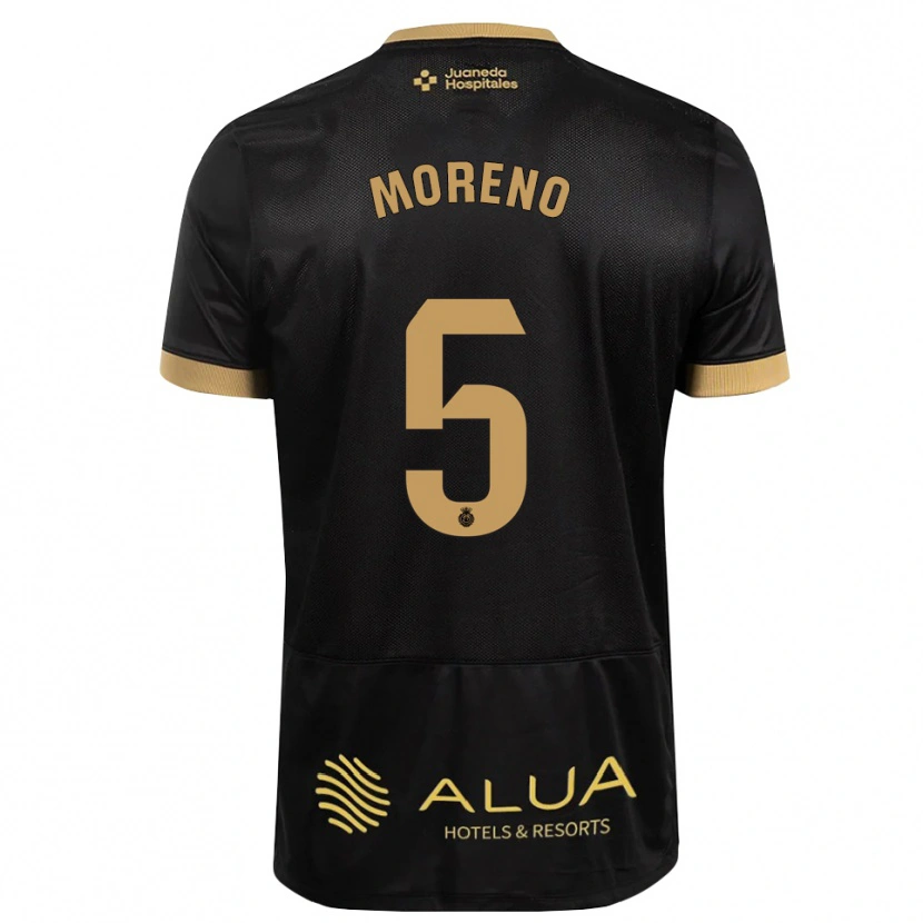 Danxen Donna Maglia Alberto Moreno #5 Nero Marrone Sabbia Legno Robusto Kit Gara Away 2026/27 Maglietta