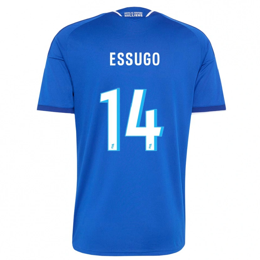 Danxen Bambino Maglia Dário Essugo #14 Blu Reale Bianco Kit Gara Home 2026/27 Maglietta