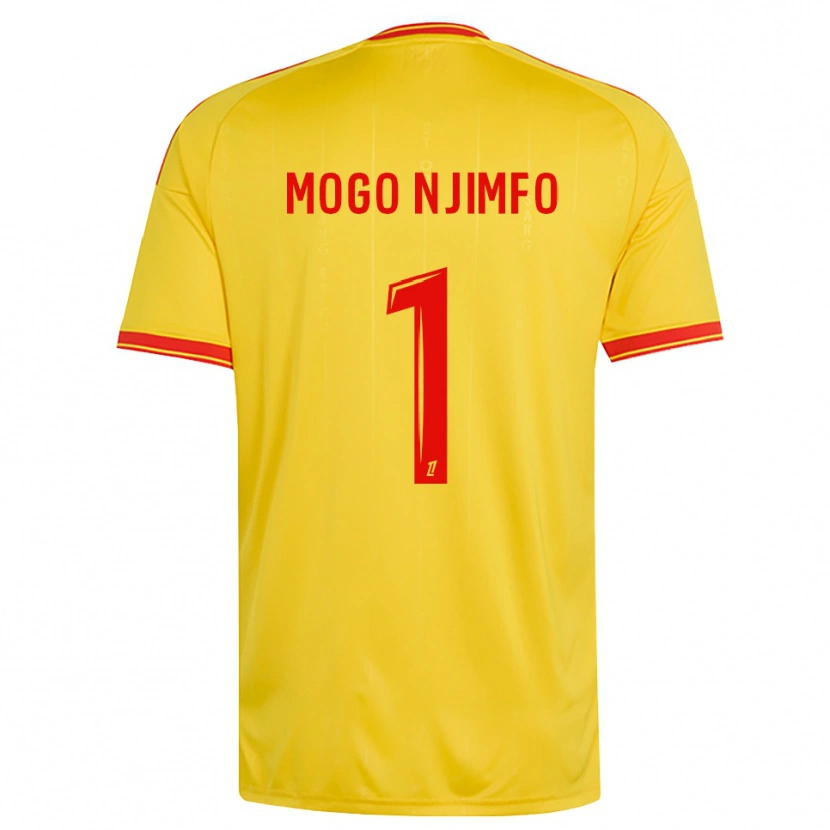 Danxen Bambino Maglia Arthur Mogo Njimfo #1 Oro Arancio Rosso Kit Gara Home 2026/27 Maglietta