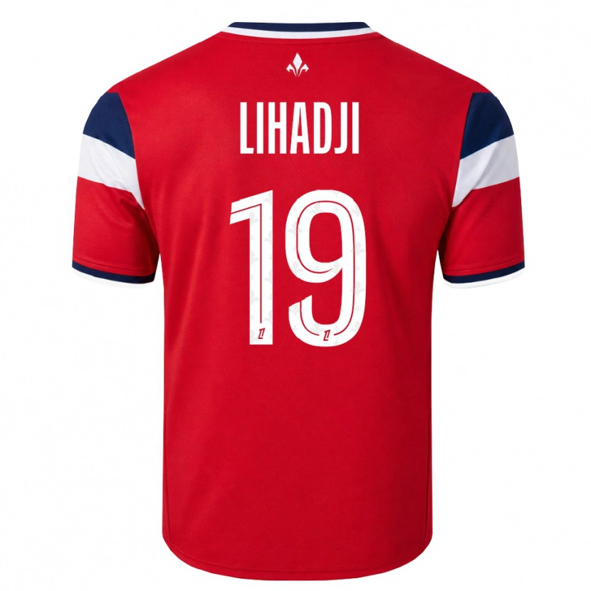 Danxen Bambino Maglia Isaac Lihadji #19 Rosso Bianco Blu Reale Kit Gara Home 2026/27 Maglietta