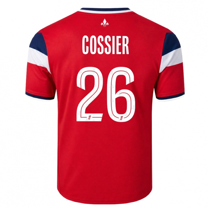 Danxen Bambino Maglia Isaac Cossier #26 Rosso Bianco Blu Reale Kit Gara Home 2026/27 Maglietta