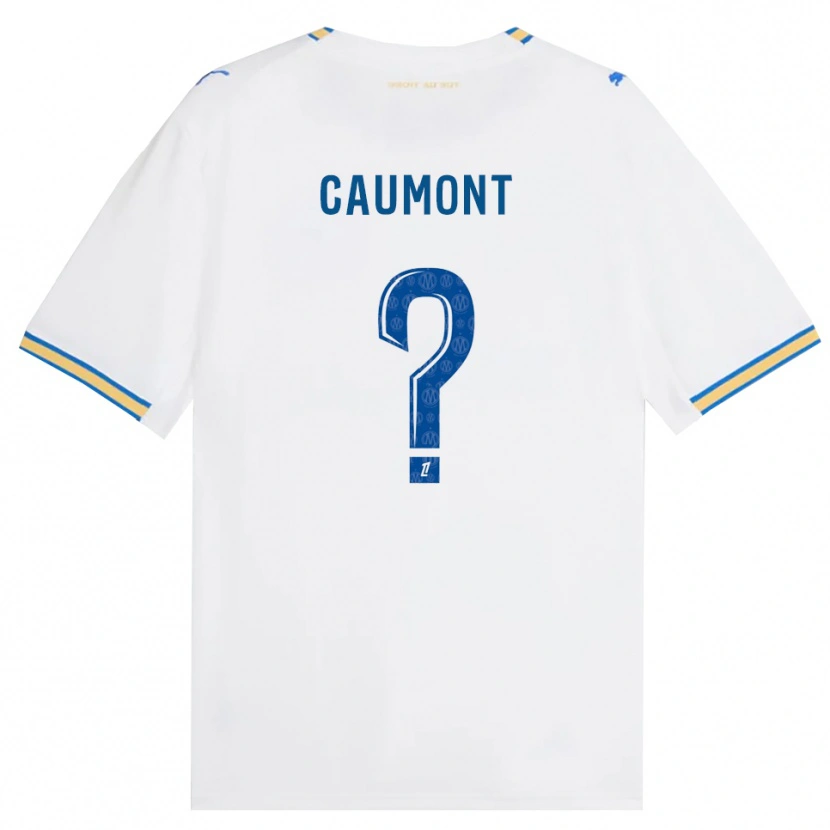 Danxen Bambino Maglia Enzo Caumont #0 Blu Schiarente Bianco Kit Gara Home 2026/27 Maglietta