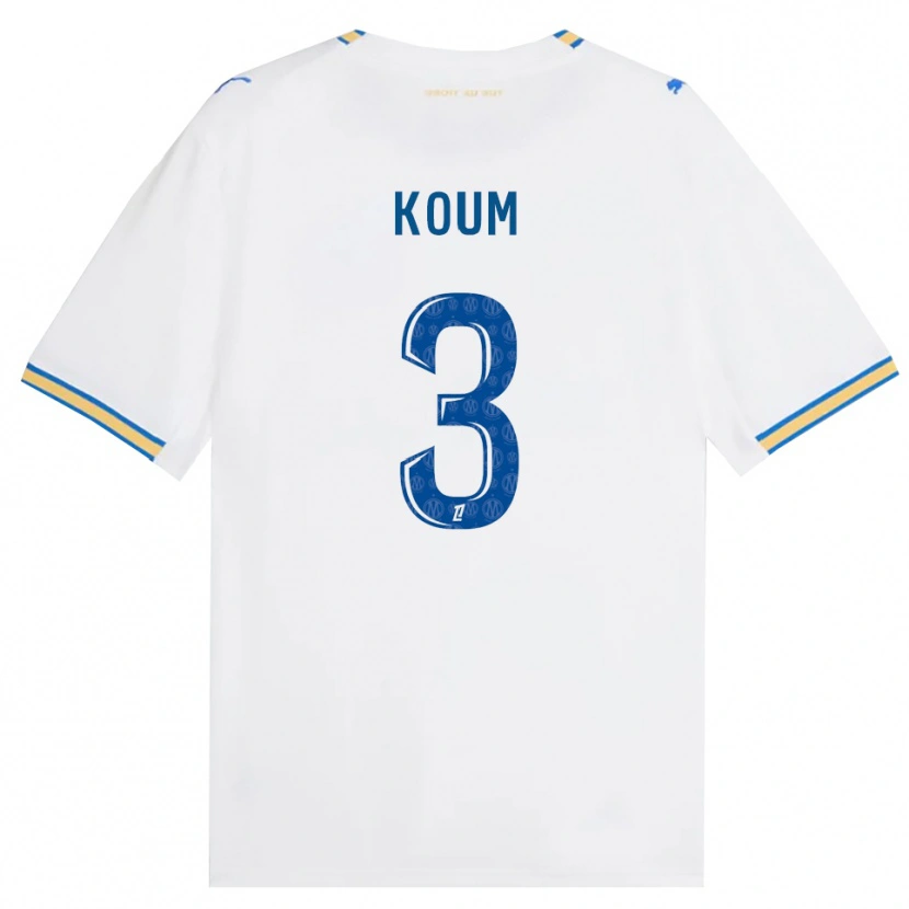 Danxen Bambino Maglia Alexi Koum #3 Blu Schiarente Bianco Kit Gara Home 2026/27 Maglietta
