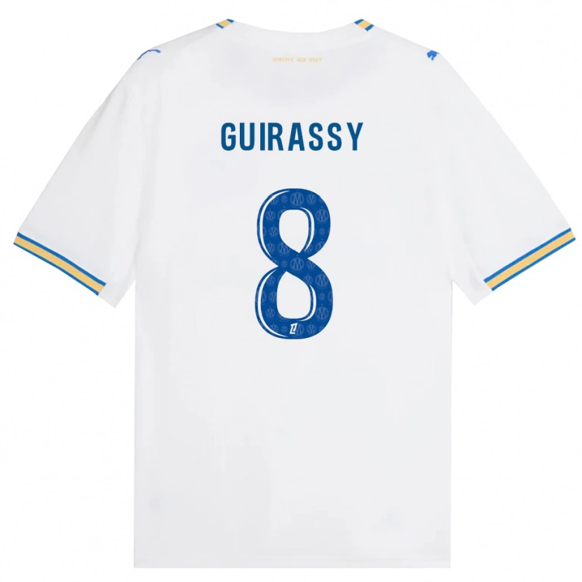 Danxen Bambino Maglia Moctar Guirassy #8 Blu Schiarente Bianco Kit Gara Home 2026/27 Maglietta