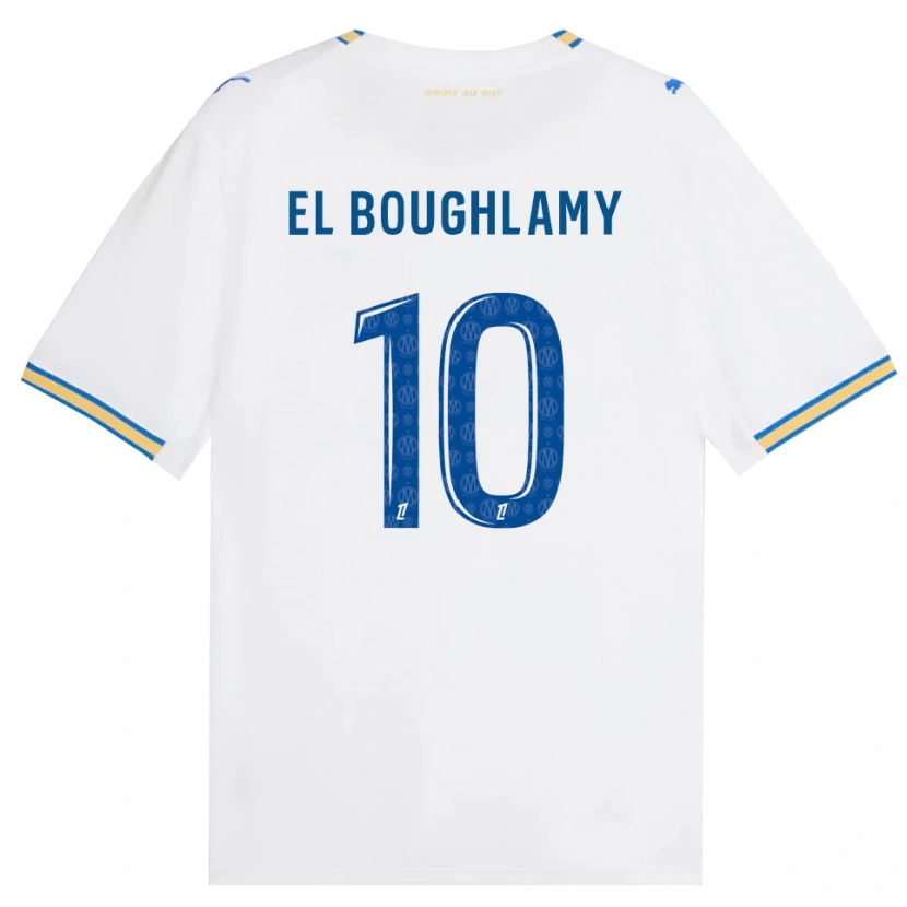Danxen Bambino Maglia Adam El Boughlamy #10 Blu Schiarente Bianco Kit Gara Home 2026/27 Maglietta