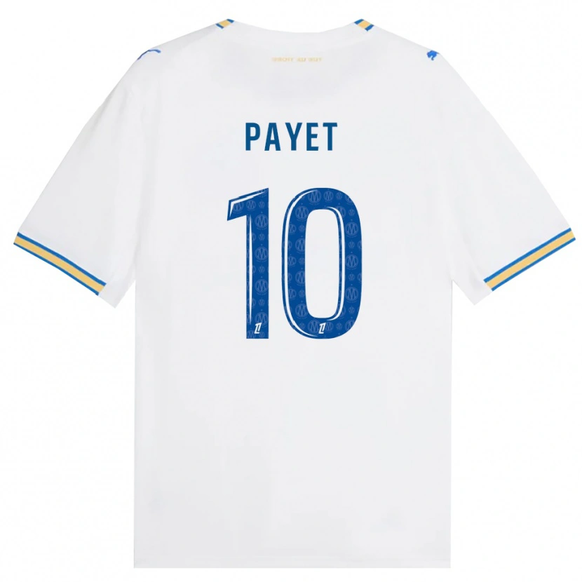 Danxen Bambino Maglia Dimitri Payet #10 Blu Schiarente Bianco Kit Gara Home 2026/27 Maglietta