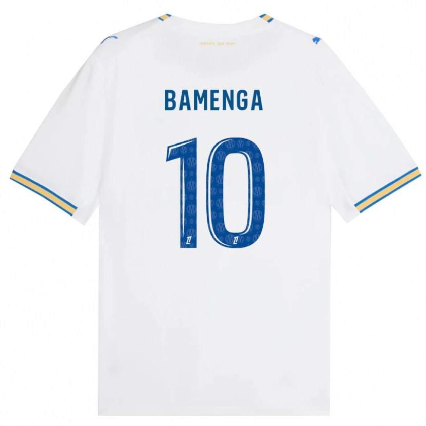 Danxen Bambino Maglia Naomie Bamenga #10 Blu Schiarente Bianco Kit Gara Home 2026/27 Maglietta