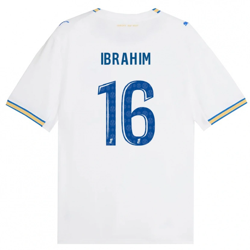 Danxen Bambino Maglia Ayman Ibrahim #16 Blu Schiarente Bianco Kit Gara Home 2026/27 Maglietta