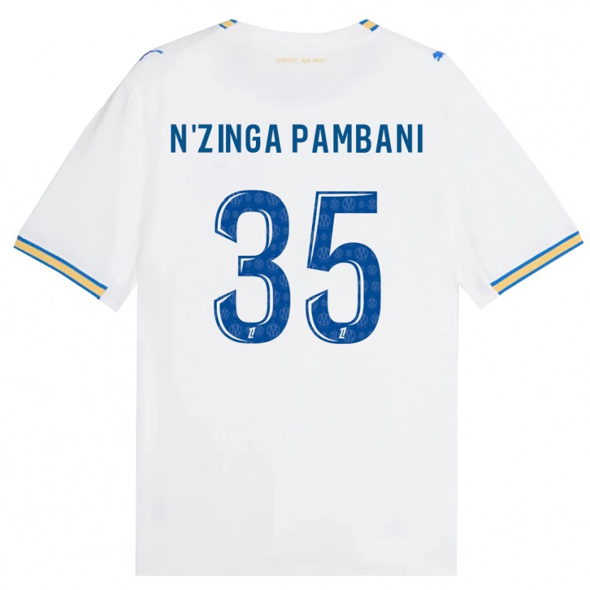 Danxen Bambino Maglia Pladi N'zinga Pambani #35 Blu Schiarente Bianco Kit Gara Home 2026/27 Maglietta