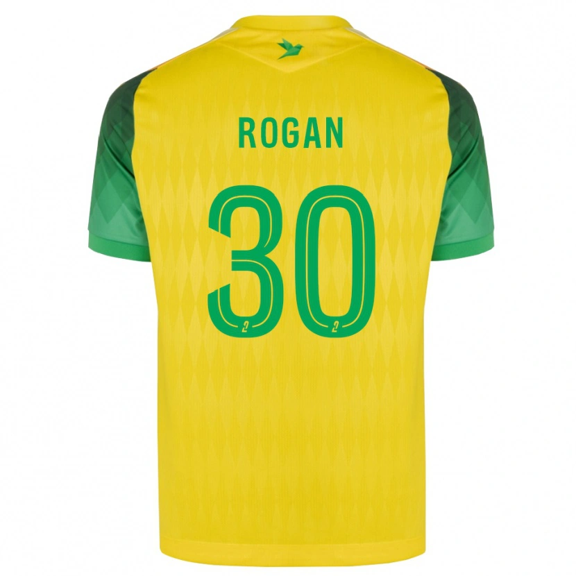 Danxen Bambino Maglia Manja Rogan #30 Giallo Verde Rosso Kit Gara Home 2026/27 Maglietta