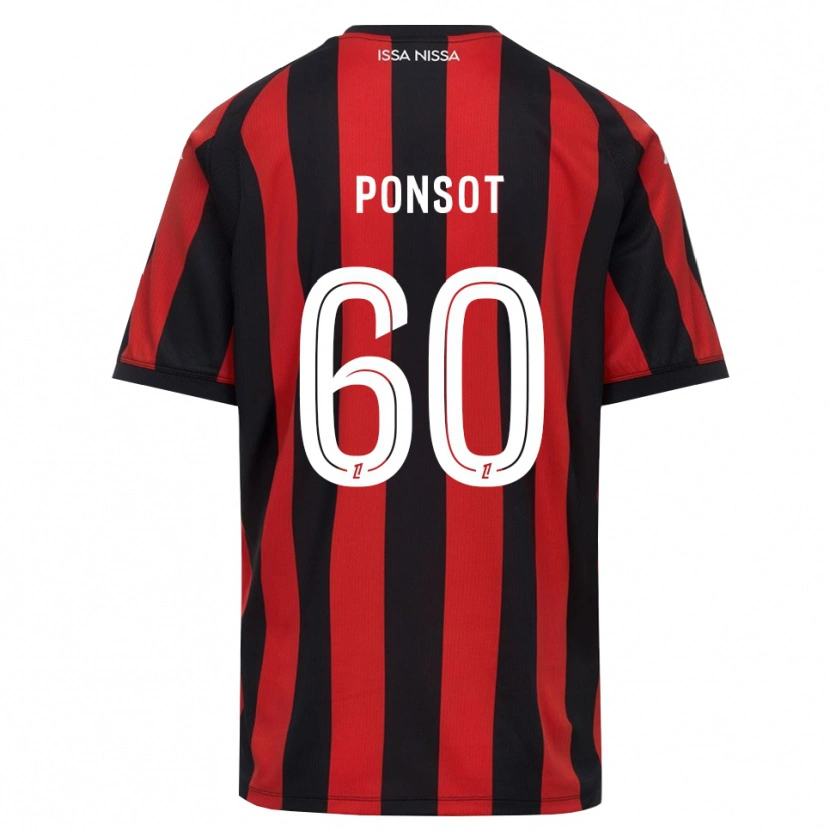 Danxen Bambino Maglia Martin Ponsot #60 Rosso Nero Bianco Kit Gara Home 2026/27 Maglietta