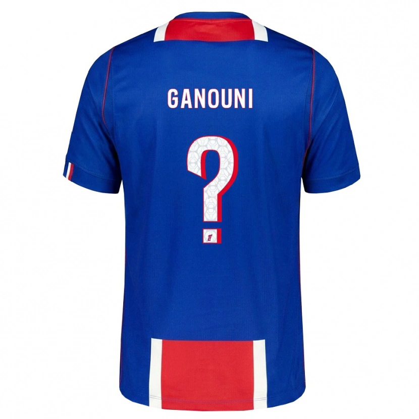 Danxen Bambino Maglia Mehdi Ganouni #0 Rosso Bianco Blu Kit Gara Home 2026/27 Maglietta