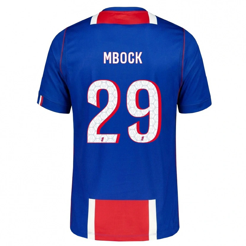 Danxen Bambino Maglia Griedge Mbock Bathy #29 Rosso Bianco Blu Kit Gara Home 2026/27 Maglietta