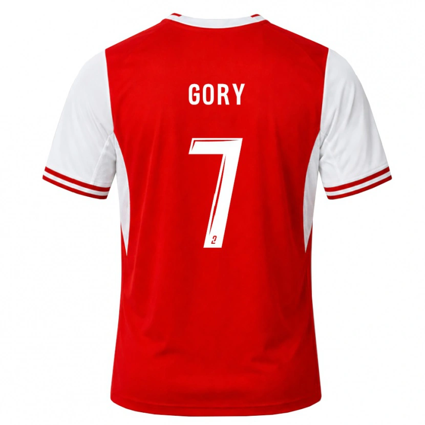 Danxen Bambino Maglia Abdoulaye Gory #7 Rosso Bianco Kit Gara Home 2026/27 Maglietta