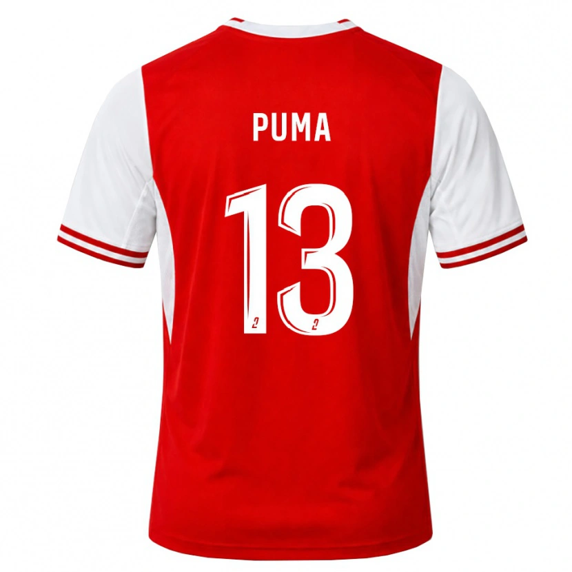 Danxen Bambino Maglia Isaac Puma #13 Rosso Bianco Kit Gara Home 2026/27 Maglietta