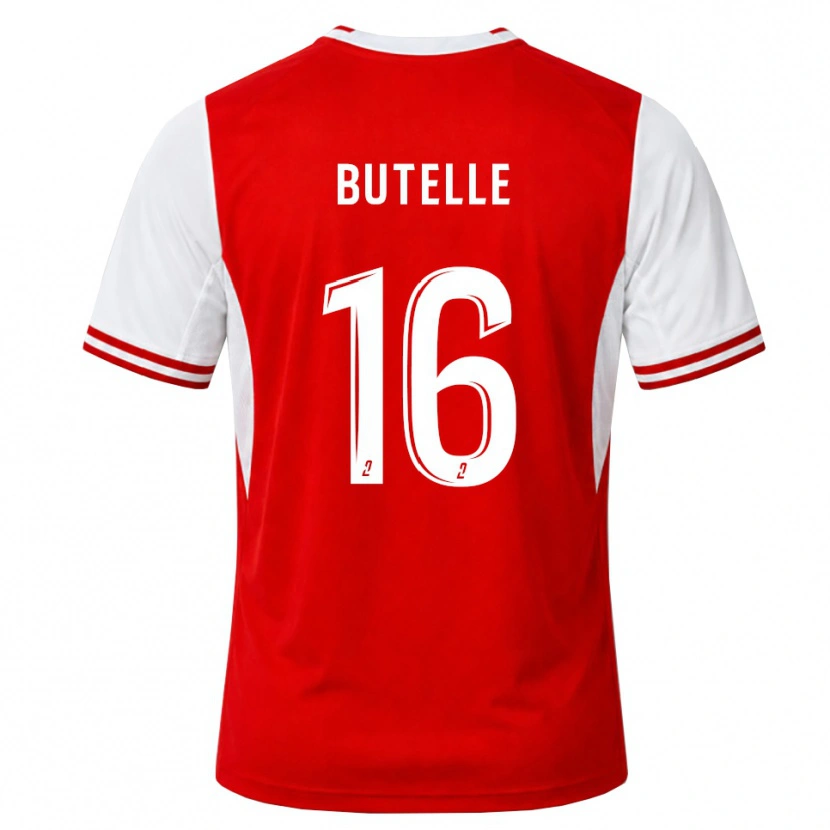 Danxen Bambino Maglia Ludovic Butelle #16 Rosso Bianco Kit Gara Home 2026/27 Maglietta